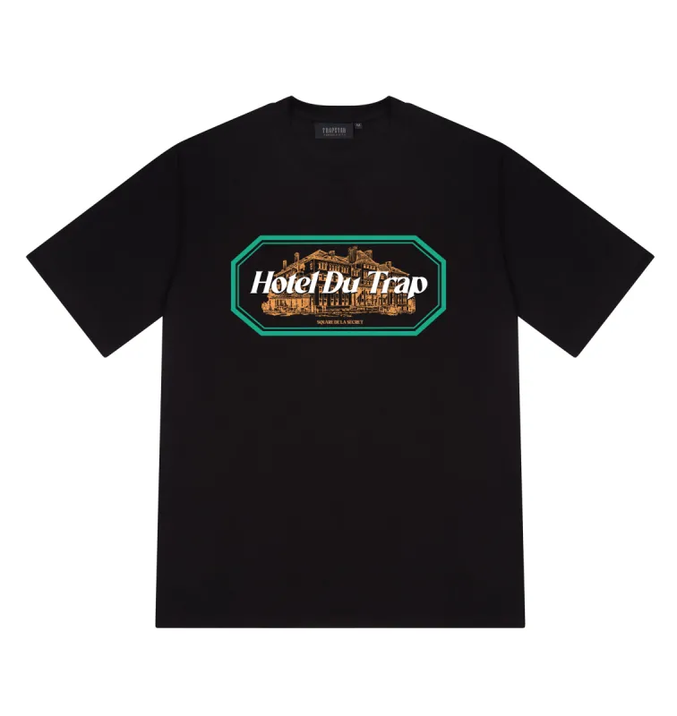 Hotel Du Trap Tee - Black sold by Trapstar London