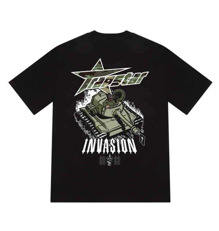 *SHIPS FROM 7/12* Trap Invasion Tee - Black sold by Trapstar London