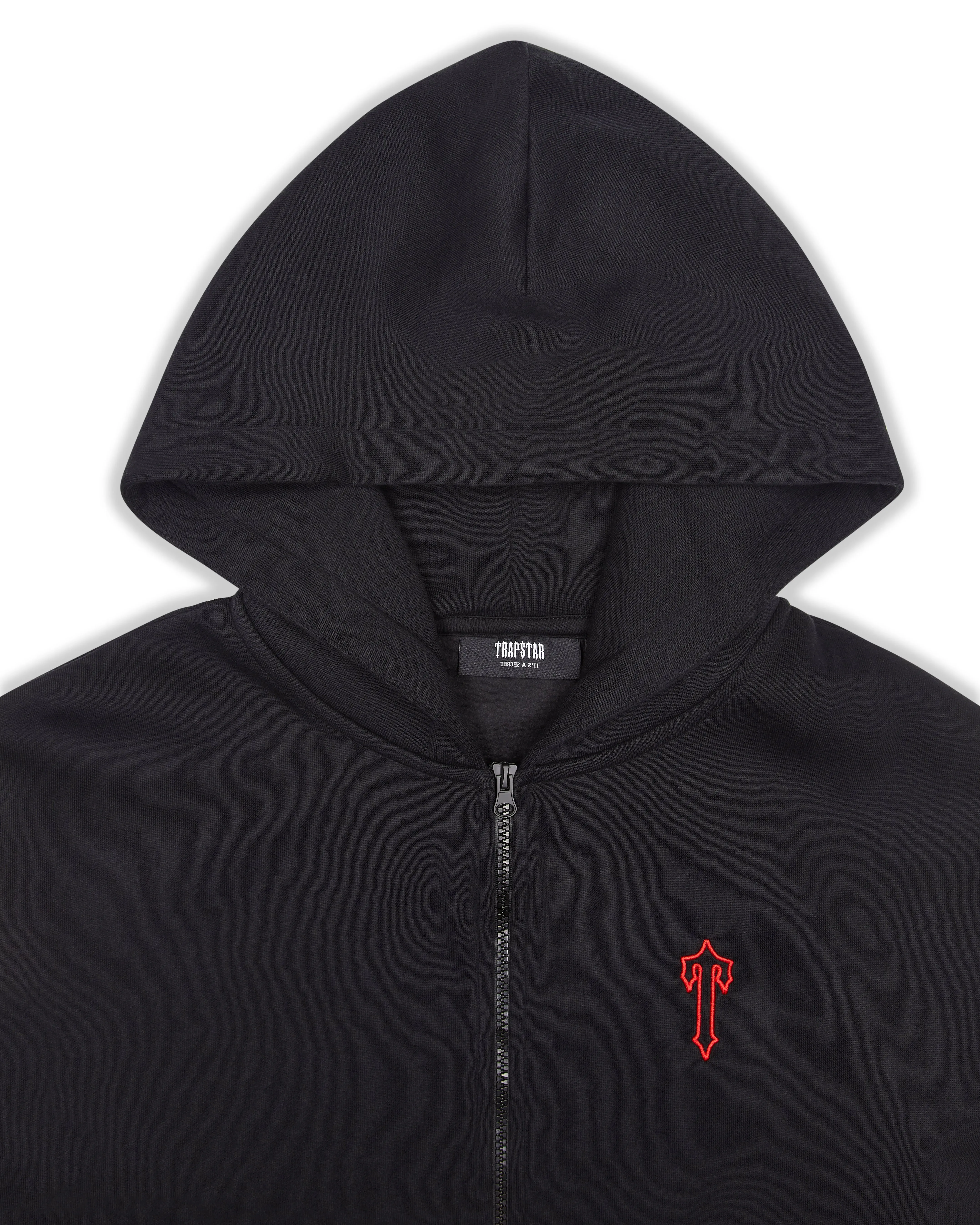 Foundation Zip Through Hoodie - Black/Red* sold by Trapstar London product image thumbnail 3