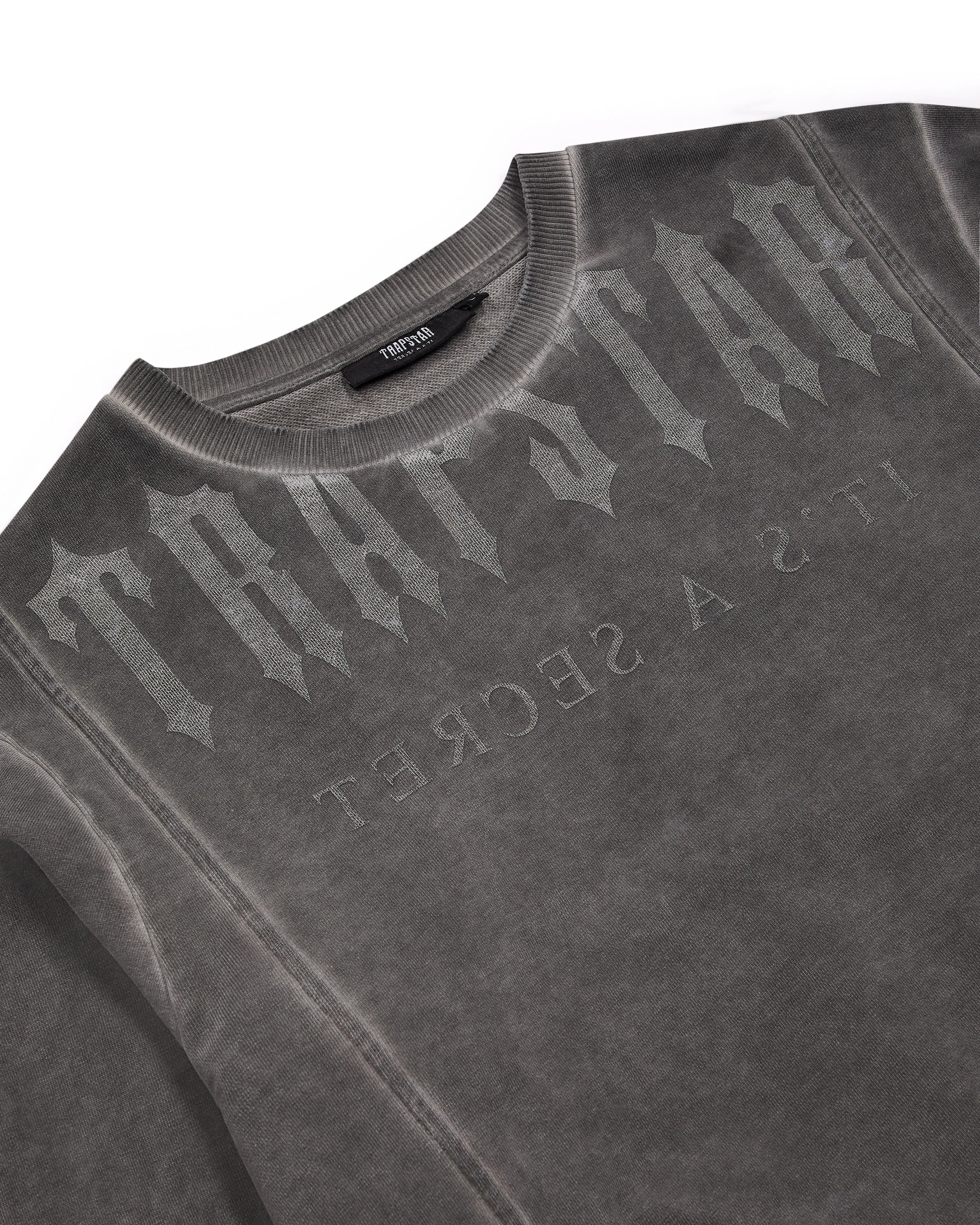 Deconstructed Decoded Oil Wash Tracksuit - Grey* sold by Trapstar London product image thumbnail 3