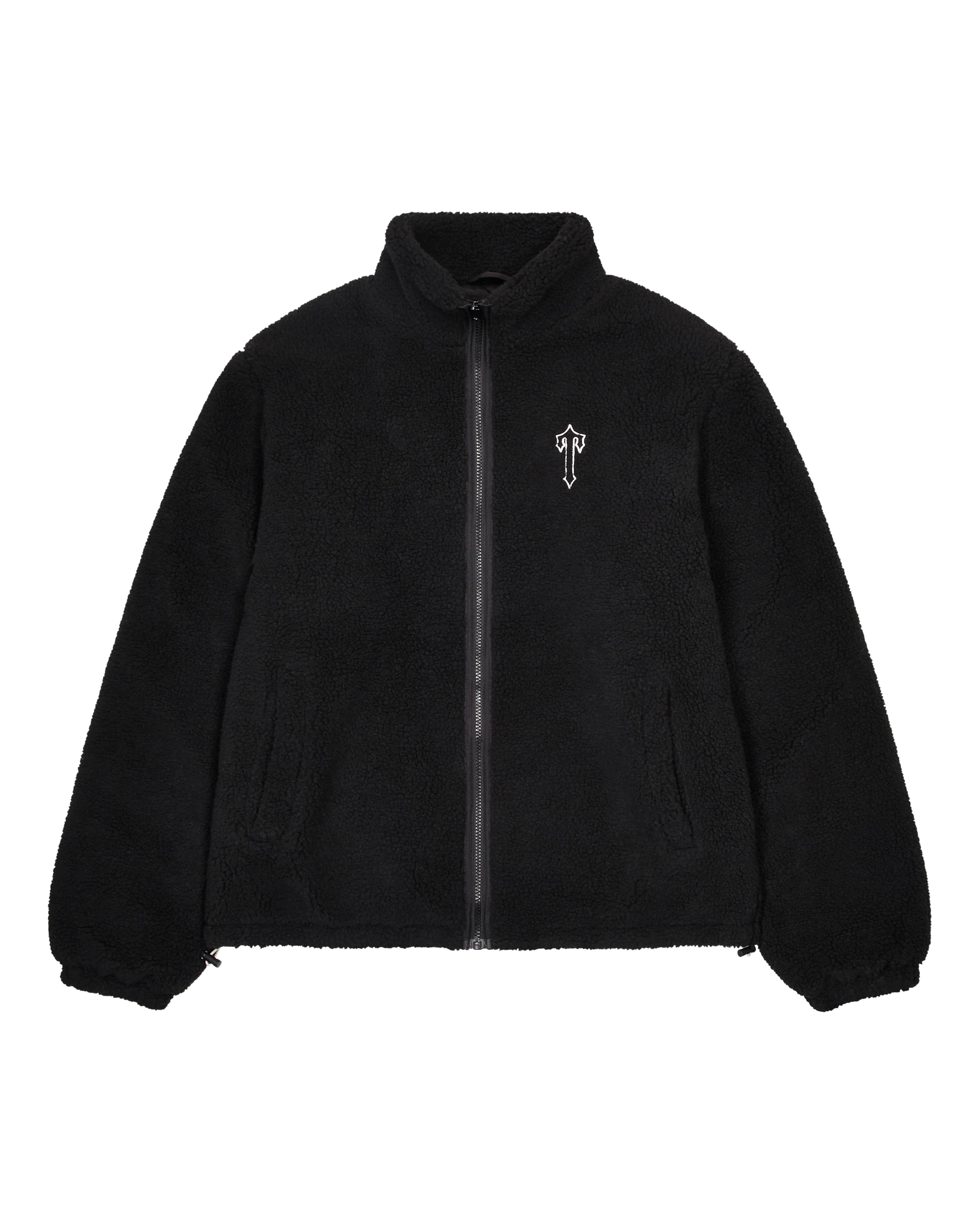 Foundation Borg Jacket - Black* sold by Trapstar London