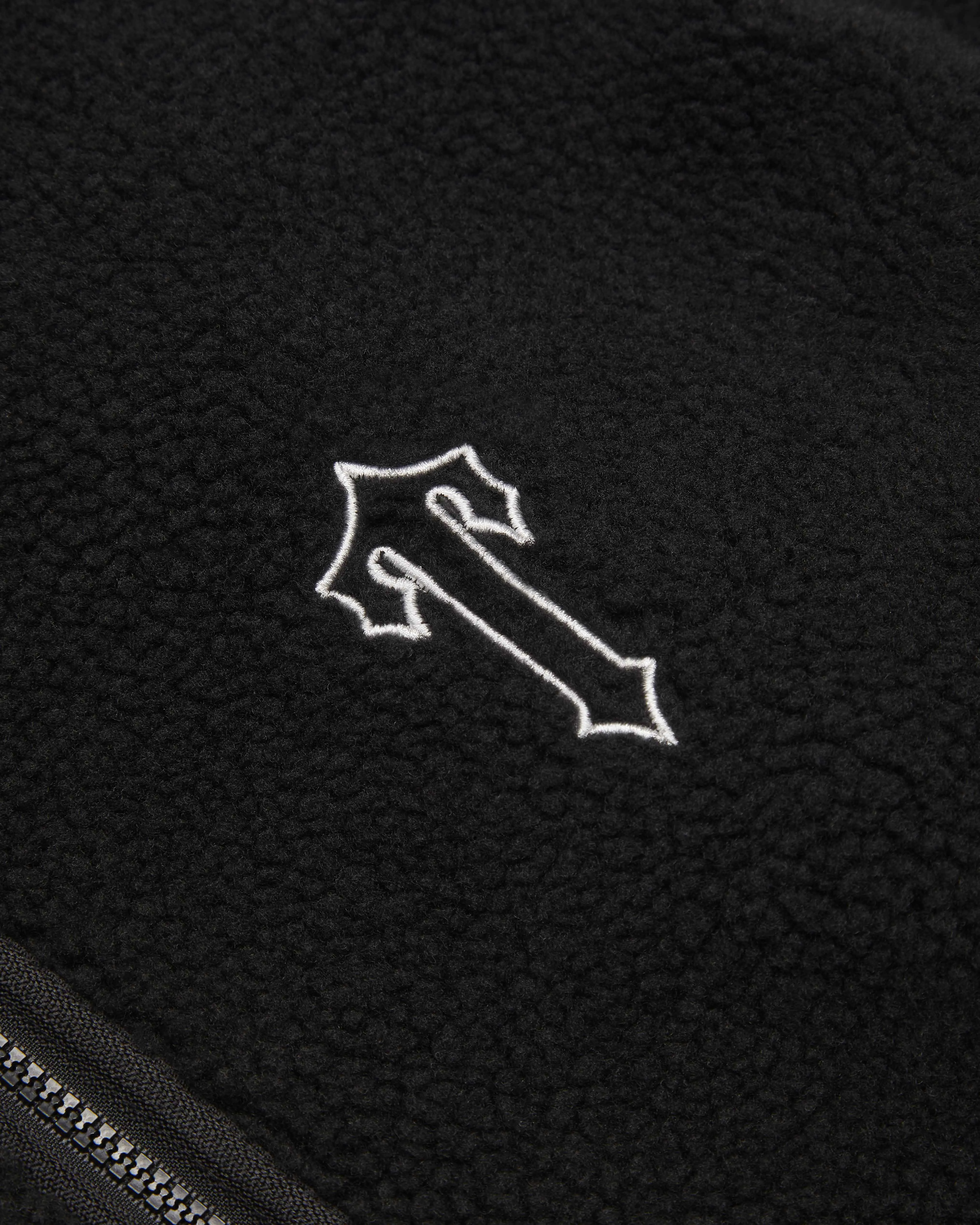 Foundation Borg Jacket - Black* sold by Trapstar London product image thumbnail 3