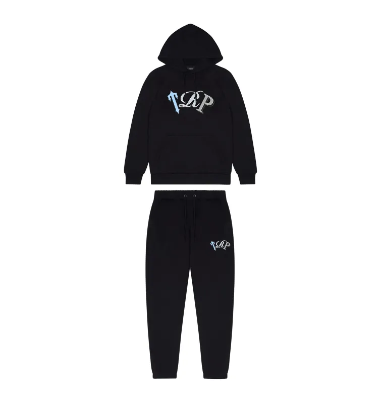 TRP Hoodie Tracksuit - Black/Blue sold by Trapstar London