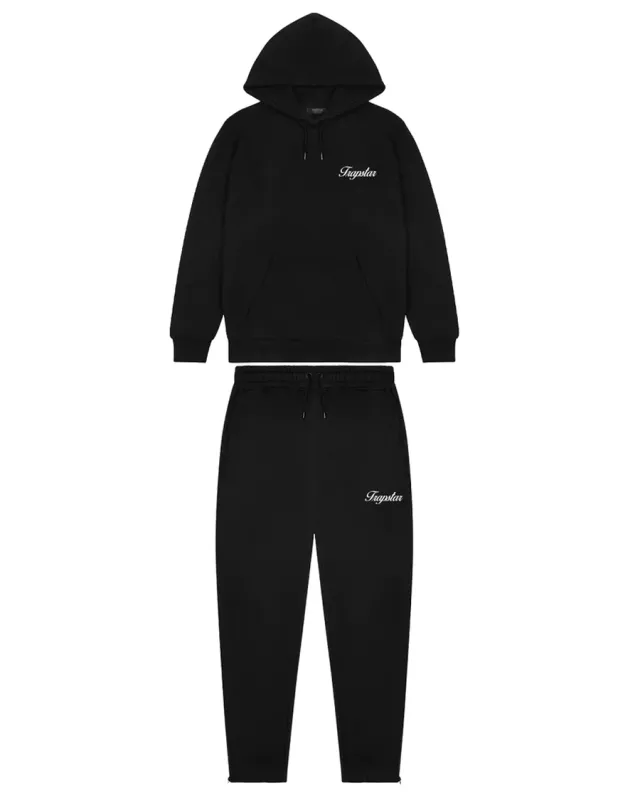 Victorious Trapstar Hooded Tracksuit - Black/White sold by Trapstar London