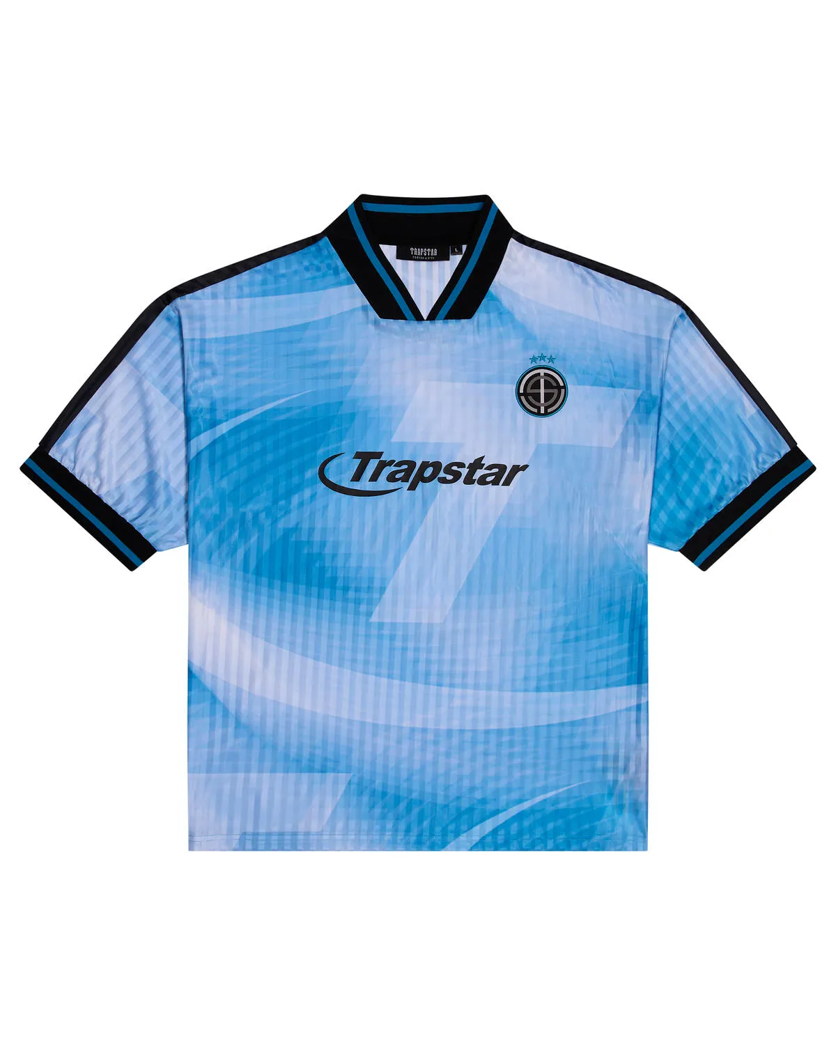 Hyperdrive SS Football Jersey - Blue/Black* sold by Trapstar London
