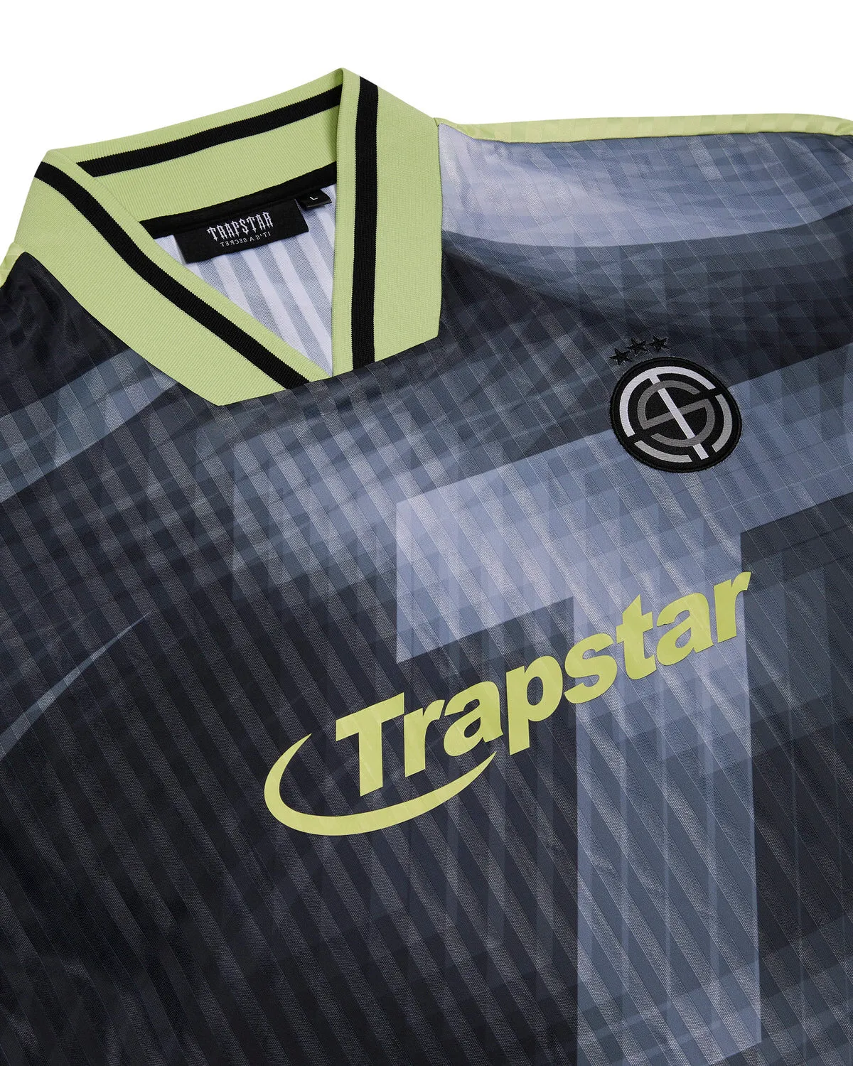 Hyperdrive SS Football Jersey - Black/Neon* sold by Trapstar London product image thumbnail 3