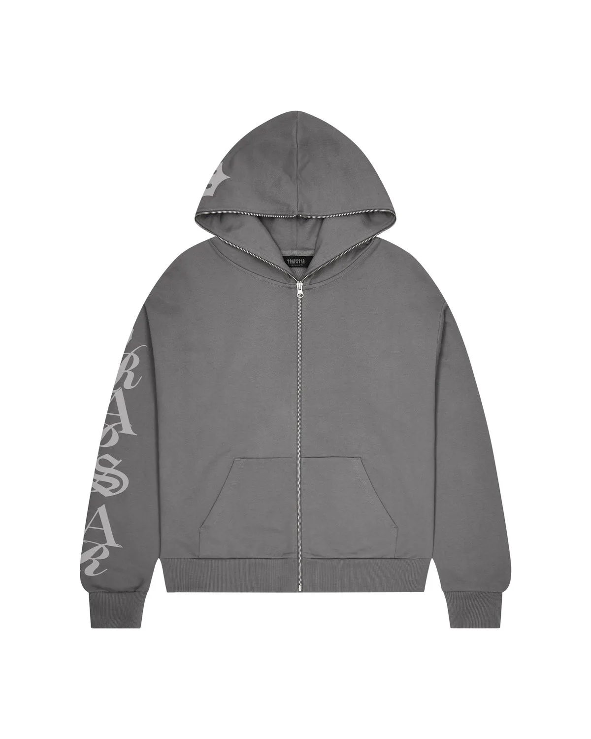 Script Hoodie - Grey sold by Trapstar London