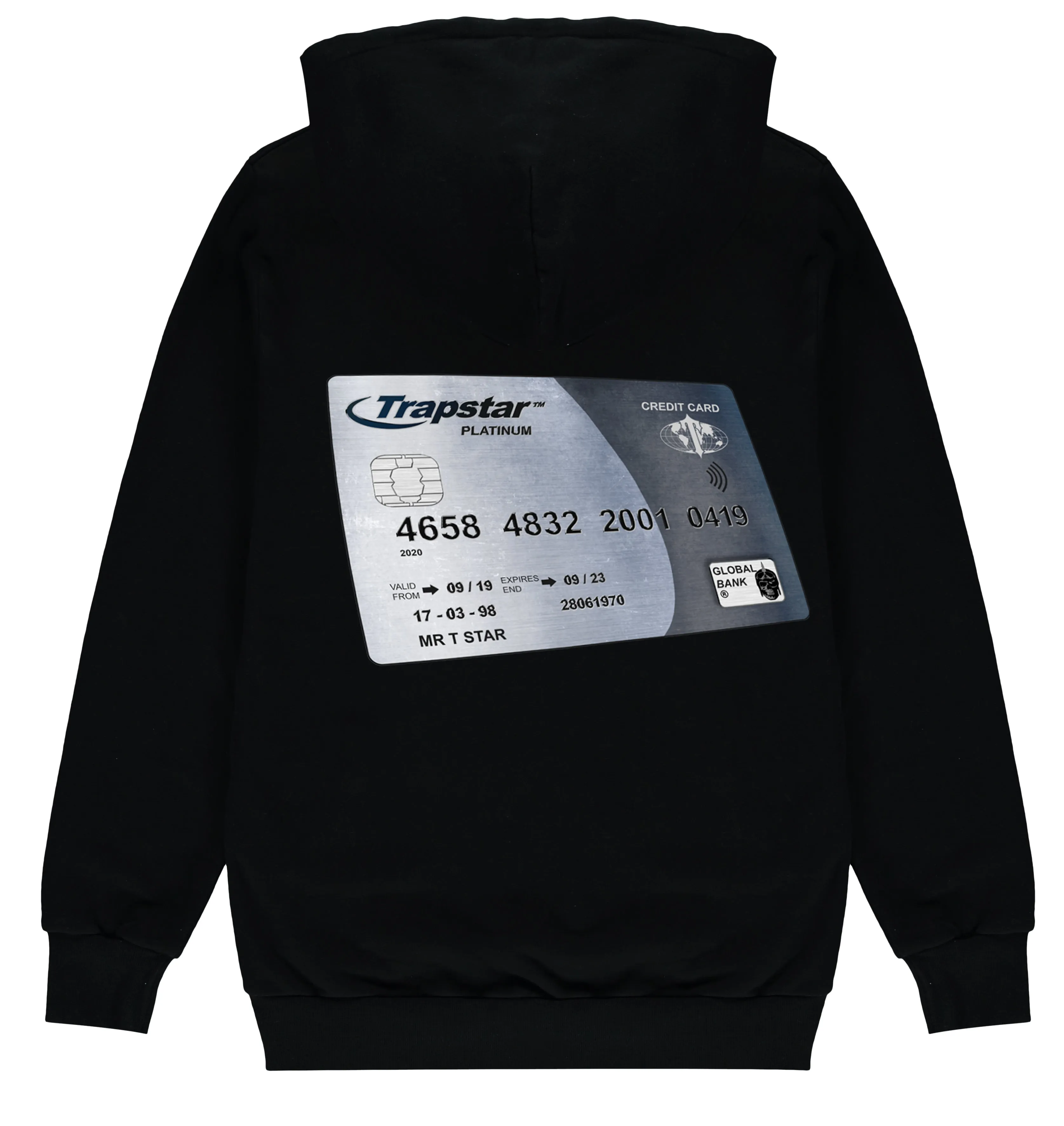 International Payments Hoodie - Black sold by Trapstar London