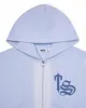 Script Spray Tracksuit Hoodie - Blue sold by Trapstar London
