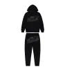 Shooters Hoodie Tracksuit - Black Monochrome Edition sold by Trapstar London