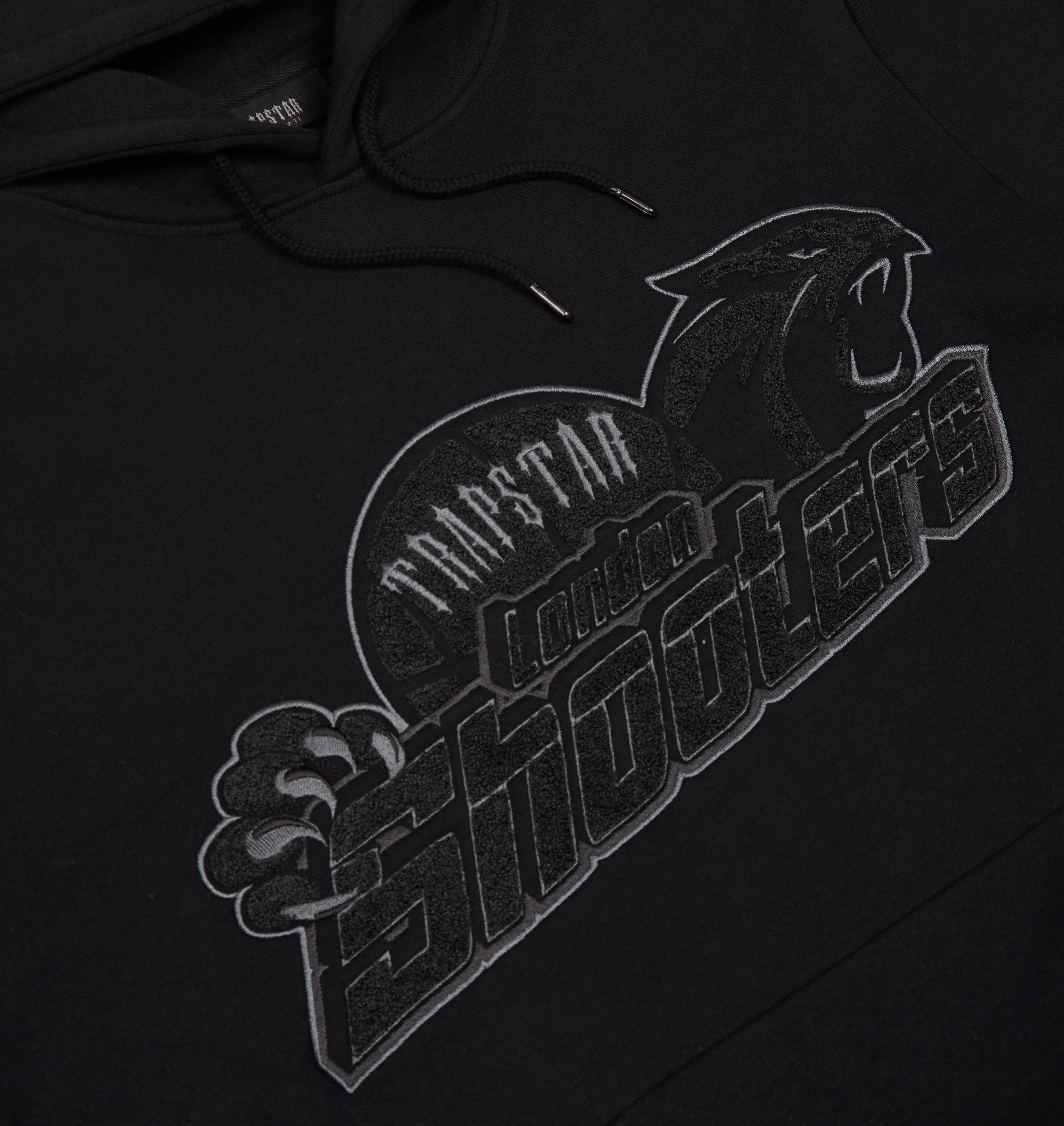 Shooters Hoodie Tracksuit - Black Monochrome Edition sold by Trapstar London product image thumbnail 2