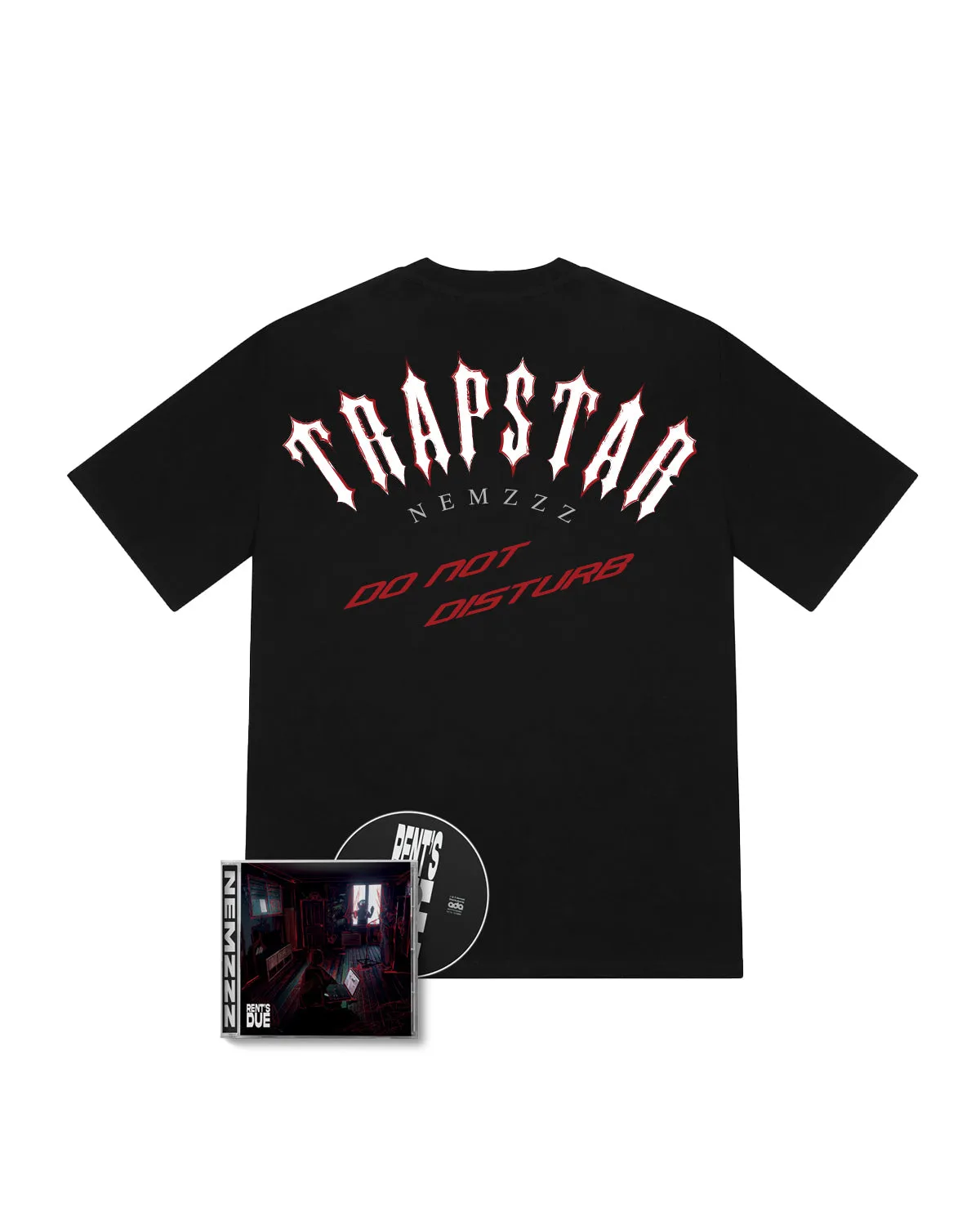 Trapstar x Nemzzz Shooters Tee & CD Bundle - Black sold by Trapstar London product image thumbnail 2