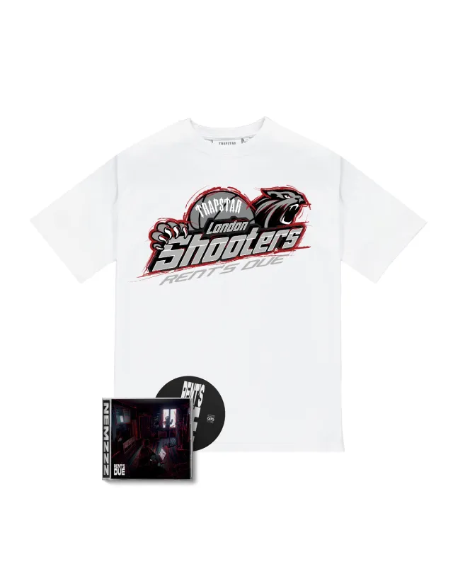 Trapstar x Nemzzz Shooters Tee & CD Bundle - White sold by Trapstar London