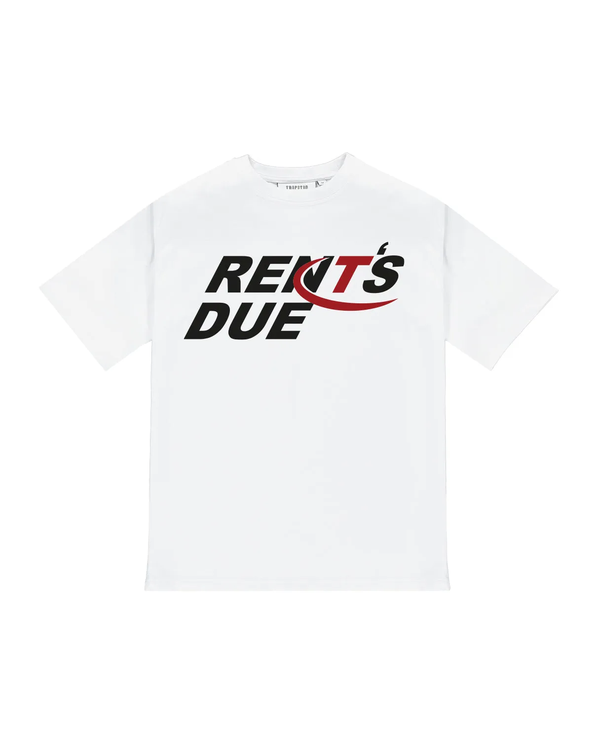 Trapstar x Nemzzz Rent's Due Tee - White sold by Trapstar London