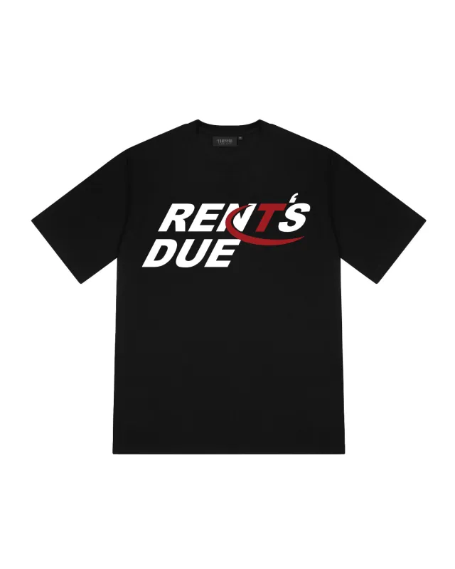 Trapstar x Nemzzz Rent's Due Tee - Black sold by Trapstar London