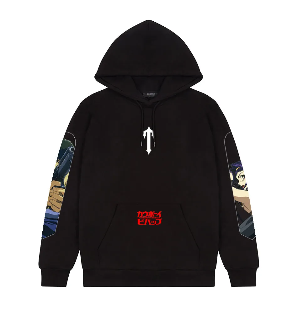 Trapstar x Cowboy Bebop AOW Hoodie - Black sold by Trapstar London product image thumbnail 2
