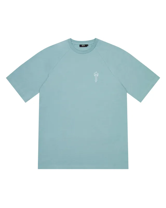 Foundation Tee - Light Teal sold by Trapstar London