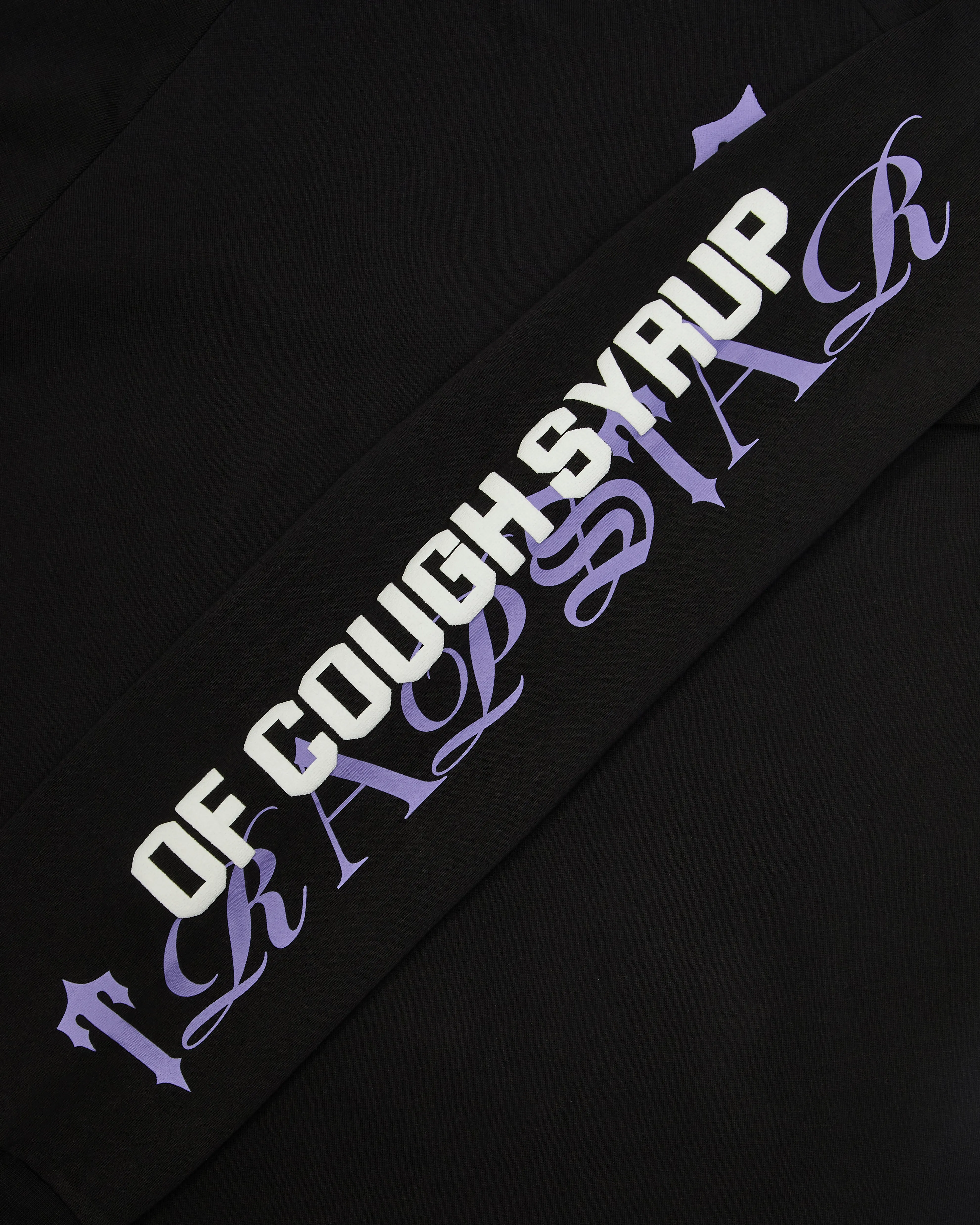 Trapstar x Cough Syrup LS Top - Black/Purple* sold by Trapstar London product image thumbnail 3