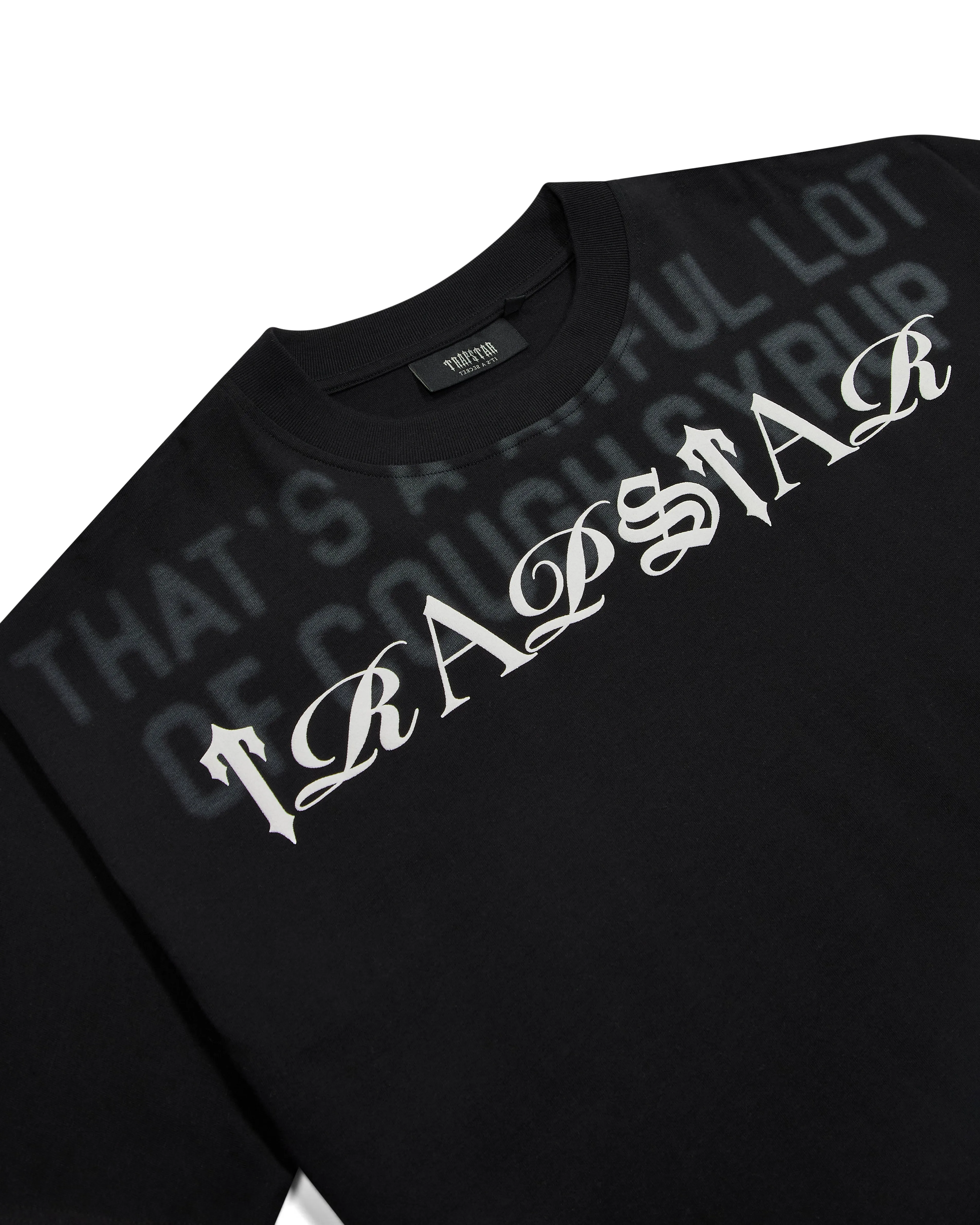Trapstar x Cough Syrup Script Puff Tee - Black* sold by Trapstar London product image thumbnail 2