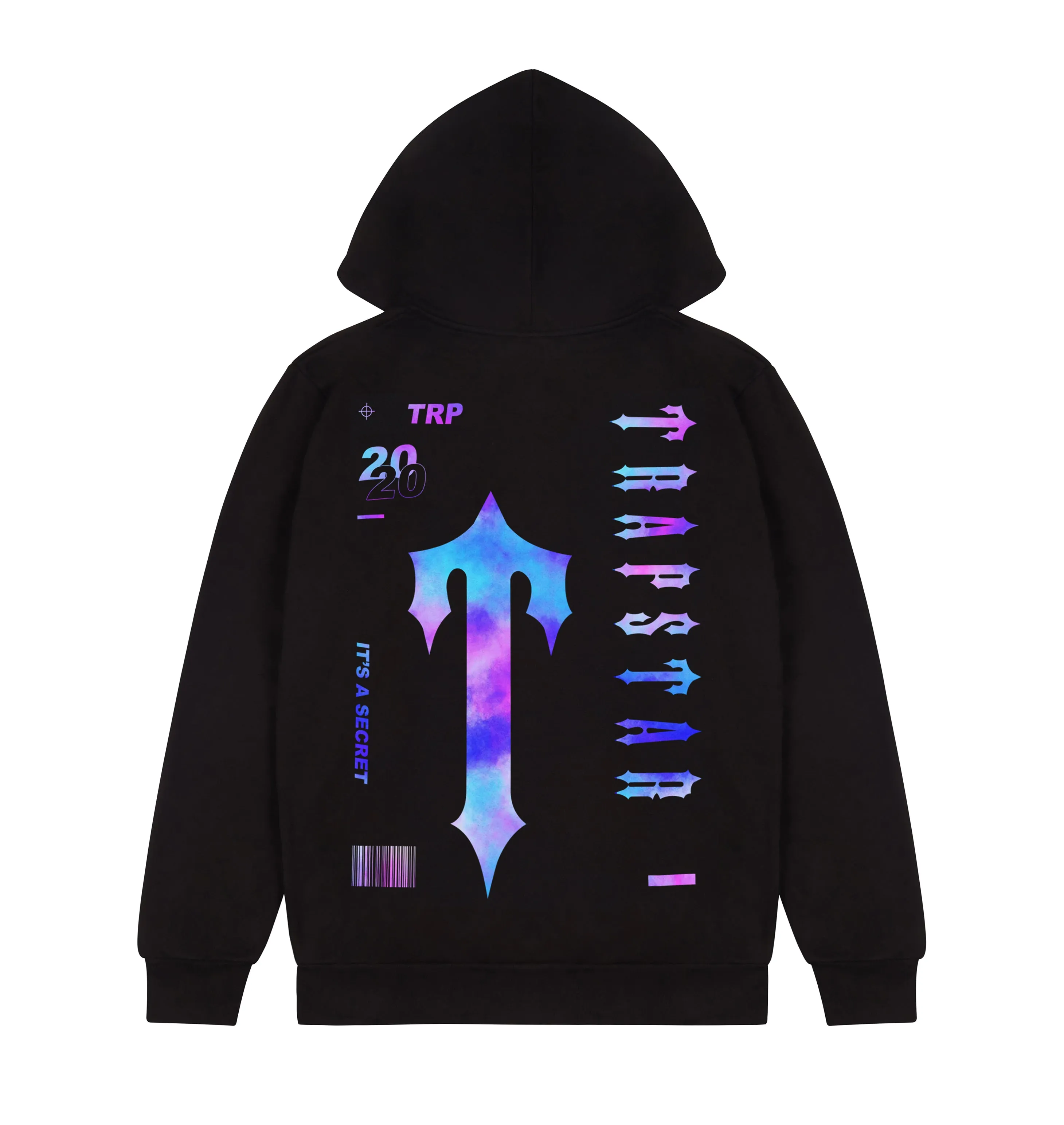 Irongate T Trip Drip Hoodie - Black/Solar Eclipse sold by Trapstar London