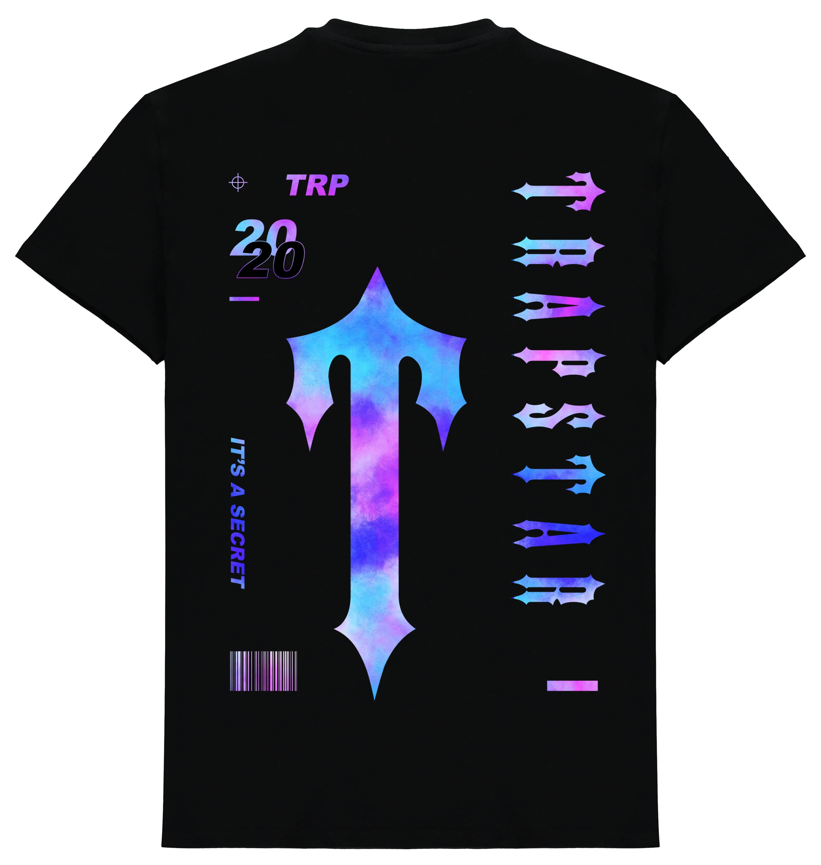 Irongate T Trip Drip Tee - Black/Solar Eclipse sold by Trapstar London