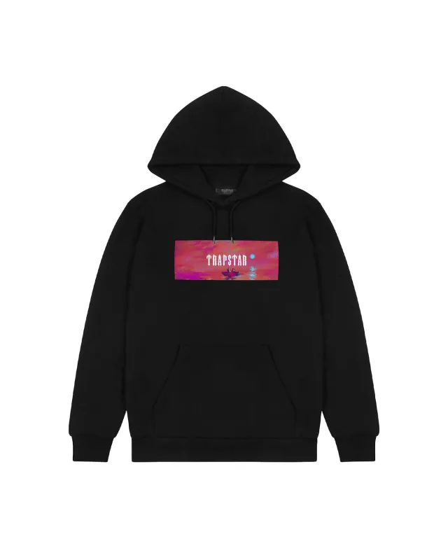Trapstar x Dave Box Logo Hoodie - Black sold by Trapstar London