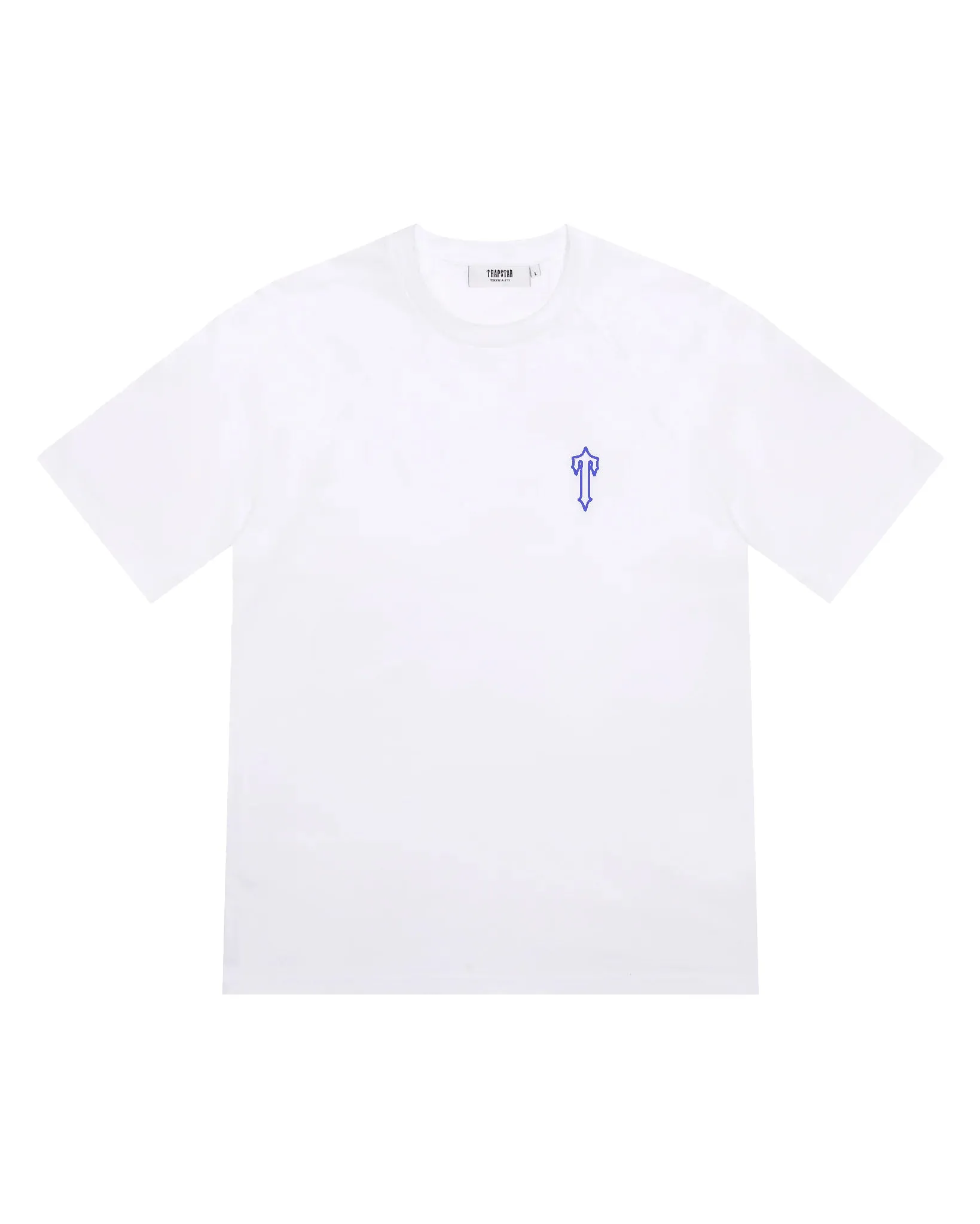 Foundation Tee - White/Blue sold by Trapstar London