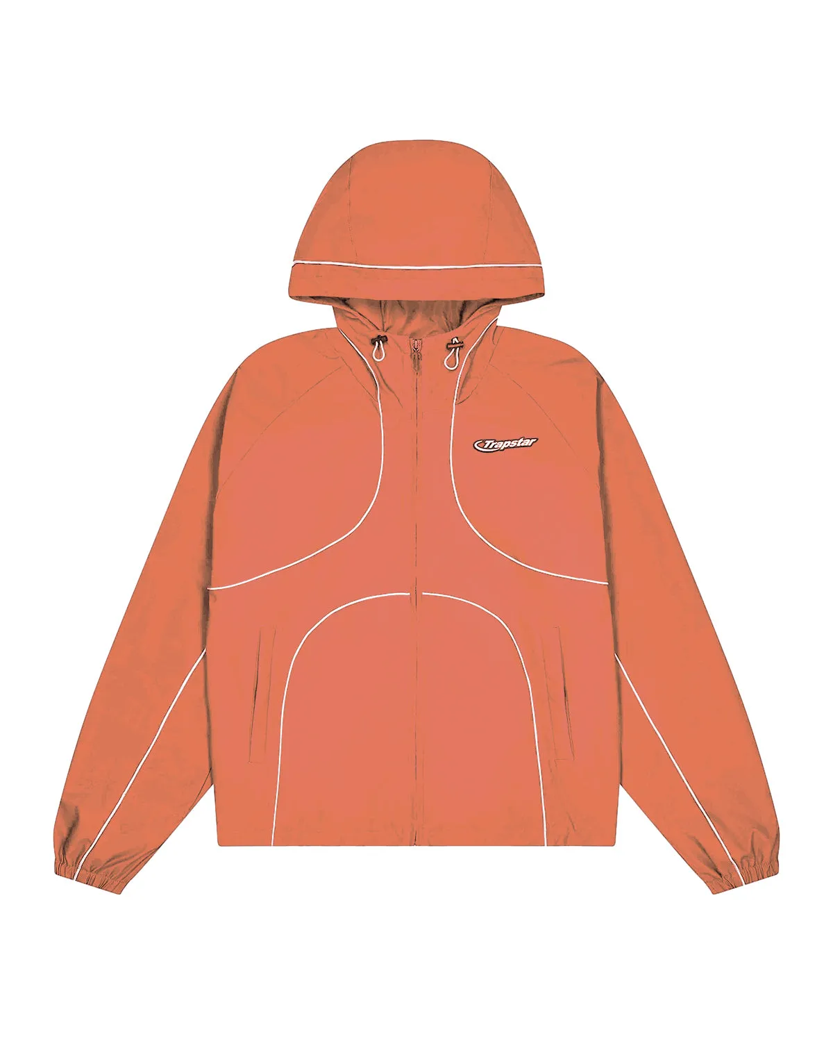 Hyperdrive Piped Windbreaker - Coral* sold by Trapstar London