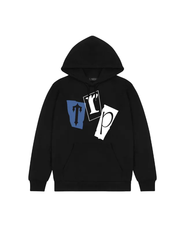 【TRAPSTAR LONDON】TRP Print Hoodie TS Star All Over Hoodie - Black | Parallel