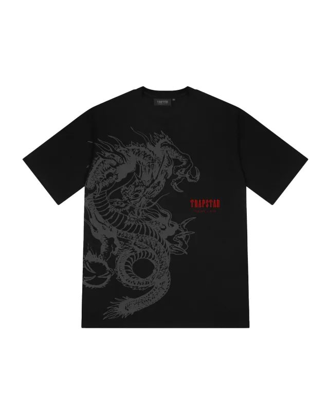 Dragon Tee - Black sold by Trapstar London