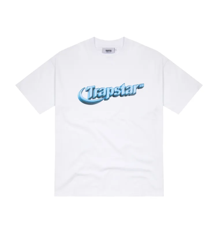 Hyperdrive Cloud Tee - White/Blue sold by Trapstar London