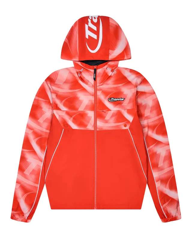 Hyperdrive Allover Windbreaker - Red sold by Trapstar London