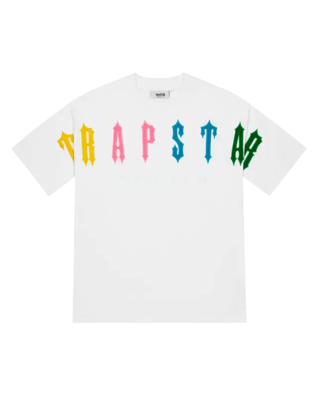 Arch Chenille Decoded 2.0 Tee - White/Candy* sold by Trapstar London