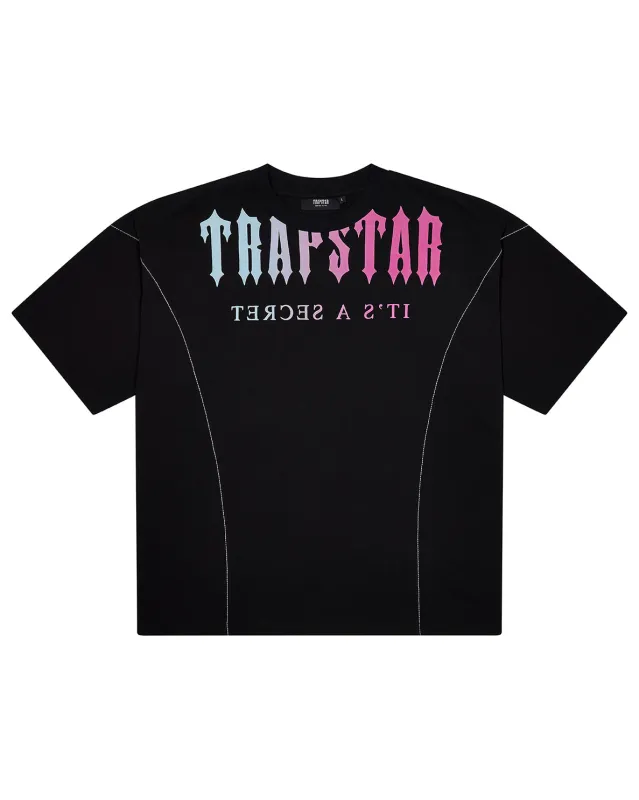 Trapstar London * DECODED PAISLEY REVOLUTION ロゴ Tシャツ Decoded Paisley Monochrome Edition Tee - Black | Parallel