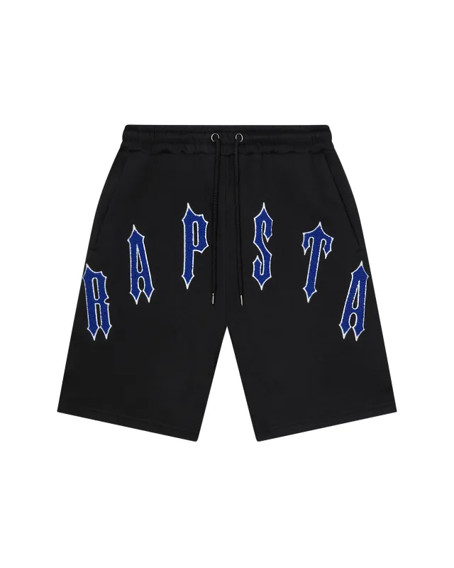 Arch Chenille Decoded 2.0 Shorts - Black/Puple sold by Trapstar London