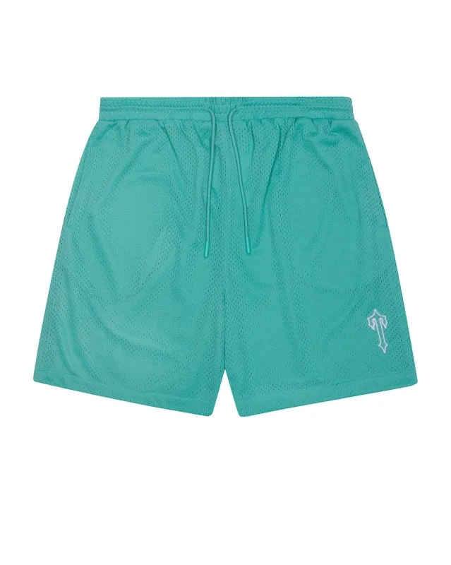 Foundation Basketball Shorts - Teal sold by Trapstar London