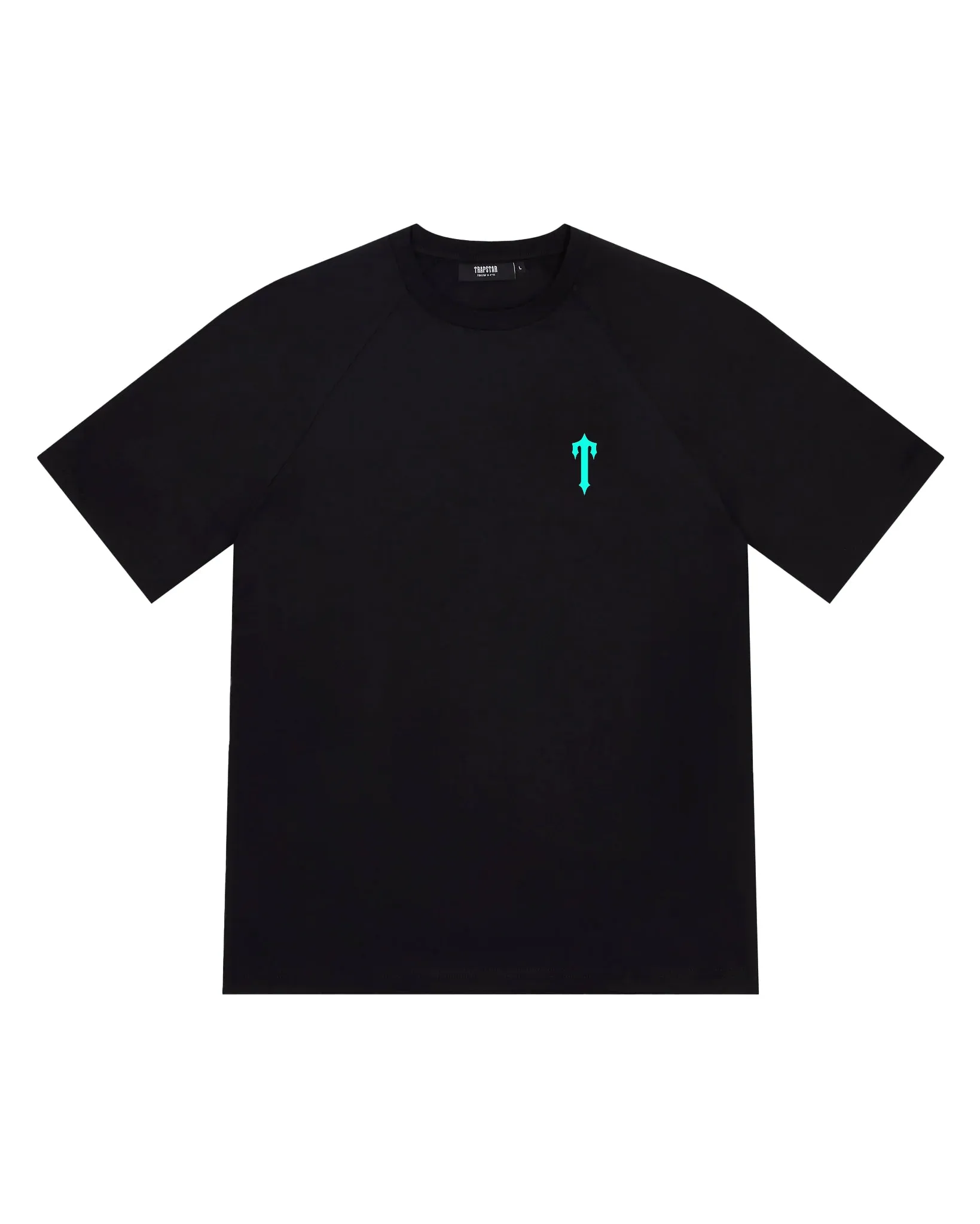 Foundation Print Tee - Black/Teal sold by Trapstar London