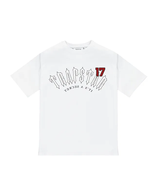 Irongate Arch Tee - White/Red sold by Trapstar London