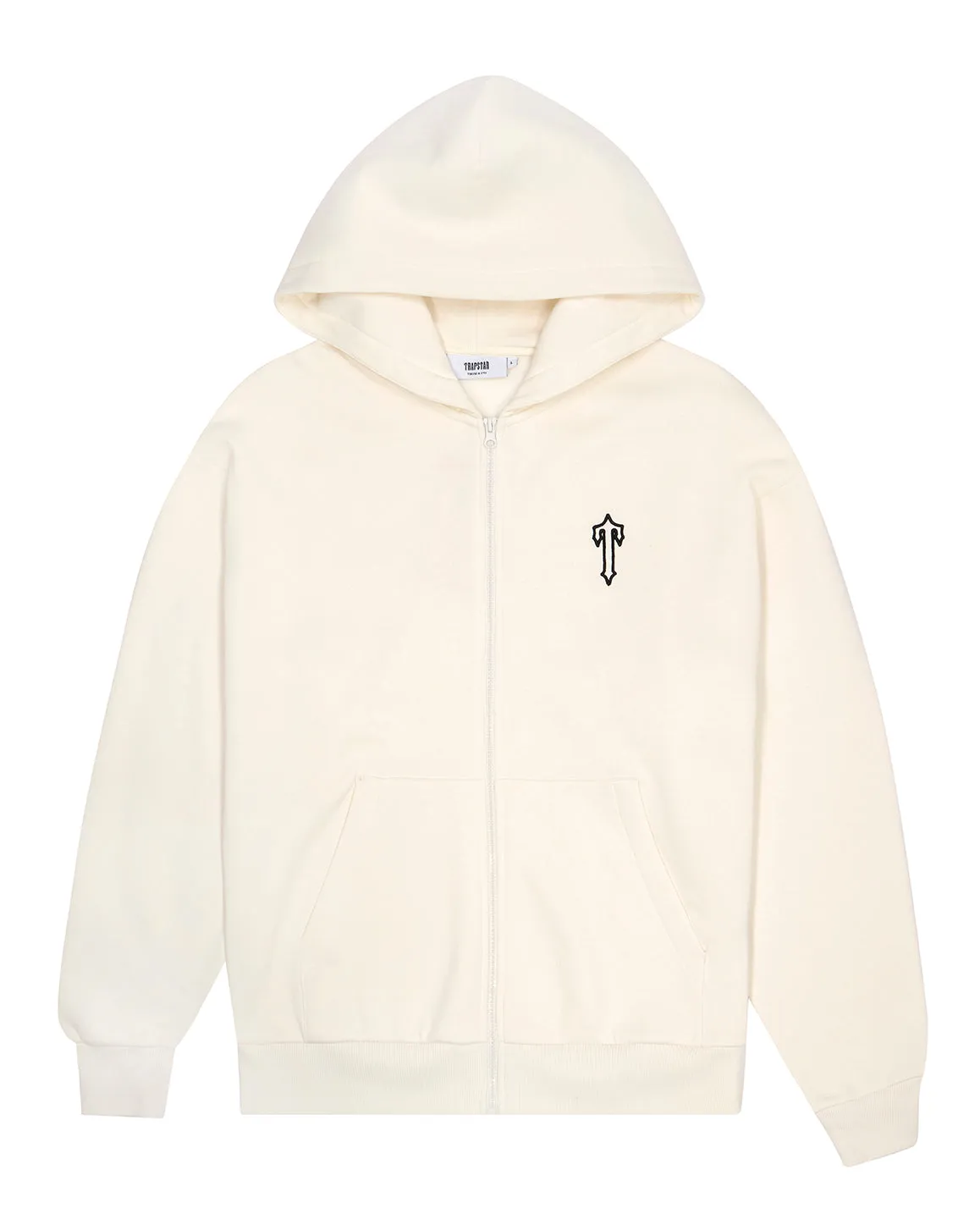 Trapstar London Foundation Zip Through Hoodie - Natural