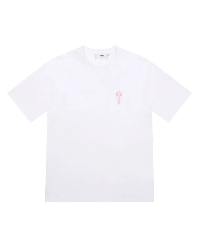 Foundation Tee - White/Pink sold by Trapstar London