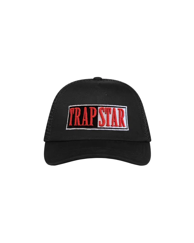 Trapstar The World Is Yours Trucker - Black sold by Trapstar London