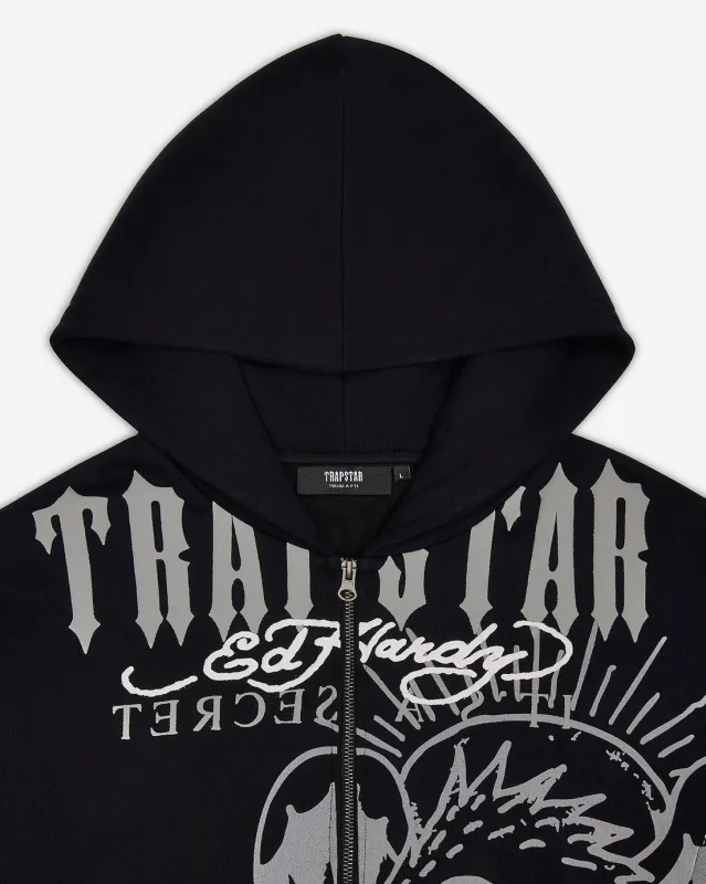 Trapstar x Ed Hardy DBD Hoodie - Black | Parallel