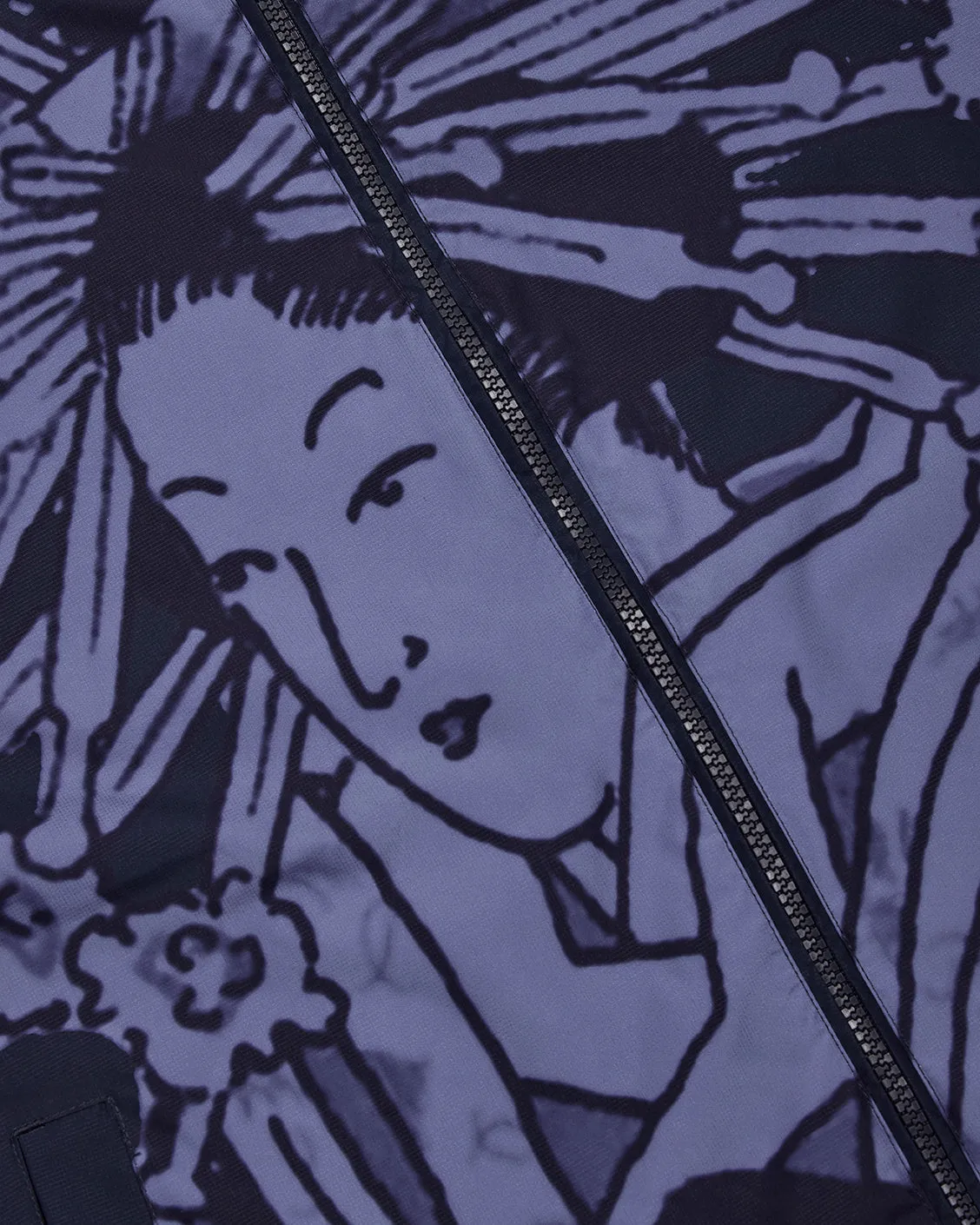 Trapstar x Ed Hardy Geisha Windbreaker - Purple sold by Trapstar London product image thumbnail 2