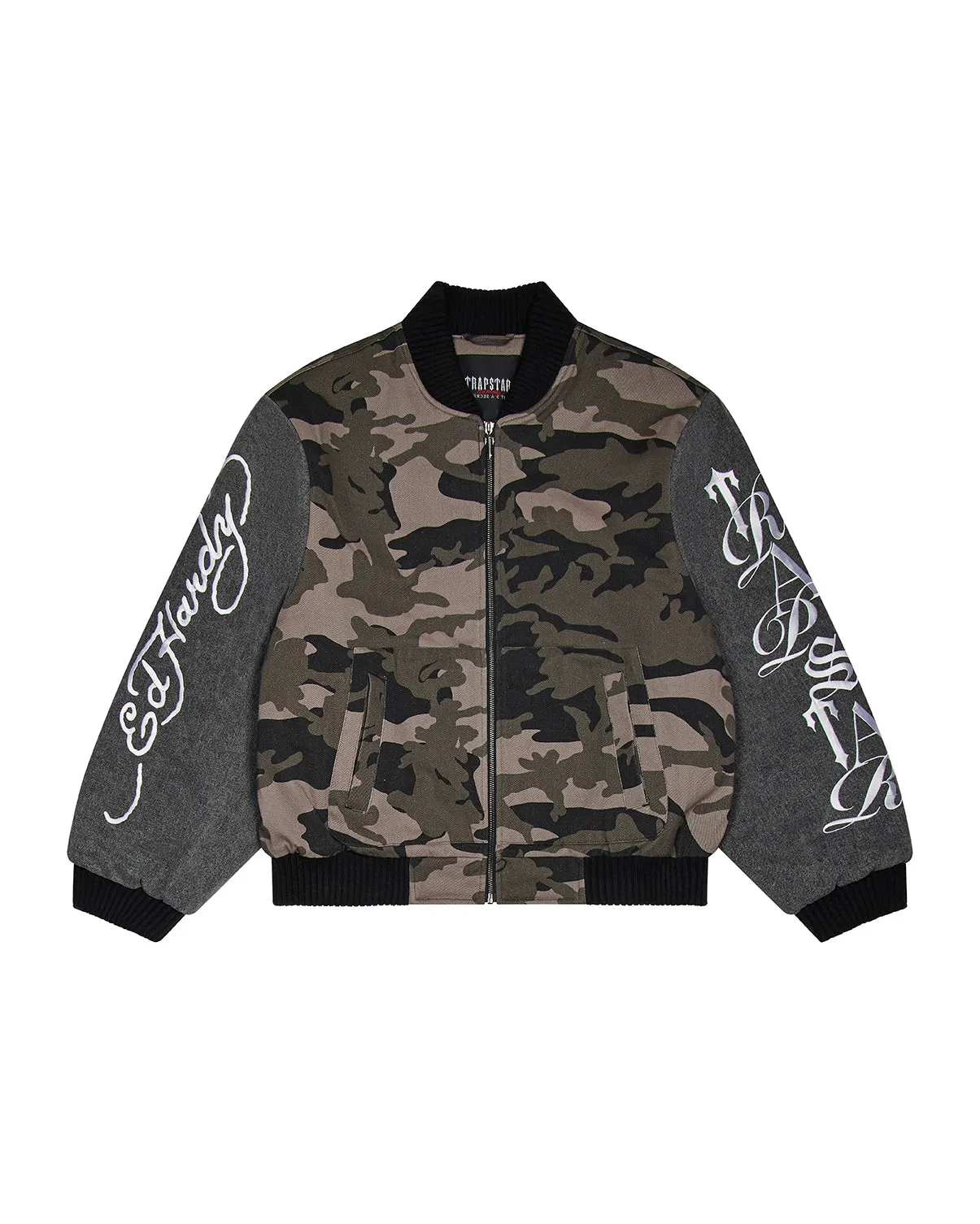 Trapstar x Ed Hardy Lover Boy MA Jacket - Black sold by Trapstar London product image thumbnail 2