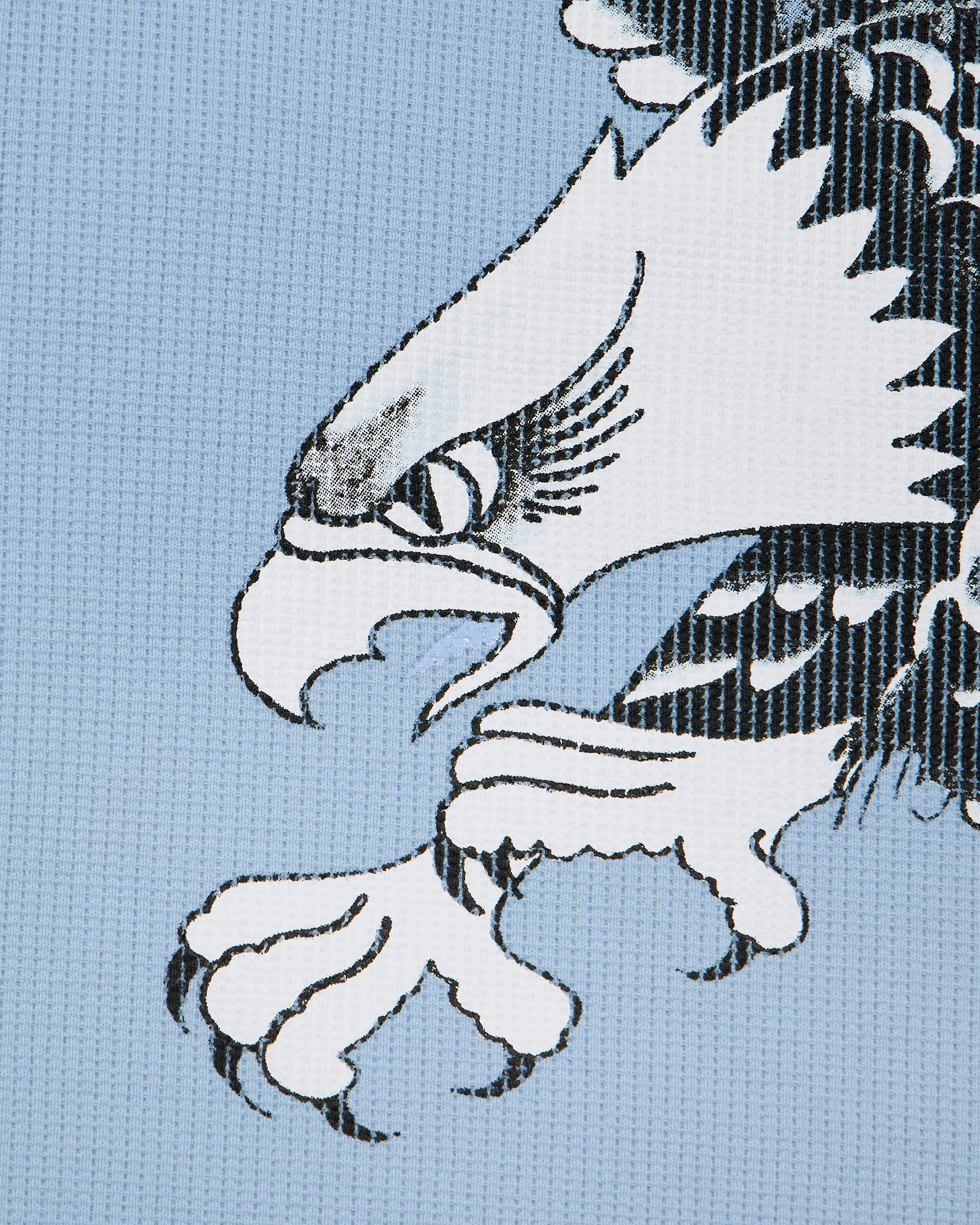 Trapstar x Ed Hardy Waffle LS Top - Light Blue sold by Trapstar London product image thumbnail 3