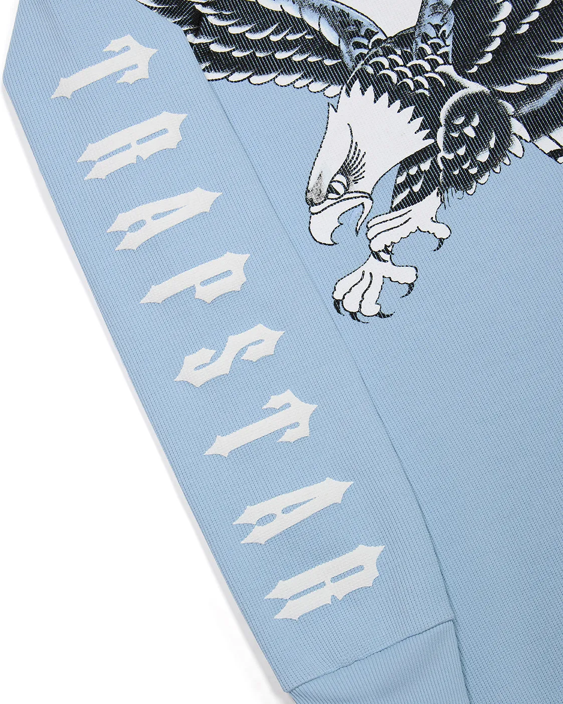 Trapstar x Ed Hardy Waffle LS Top - Light Blue sold by Trapstar London product image thumbnail 4