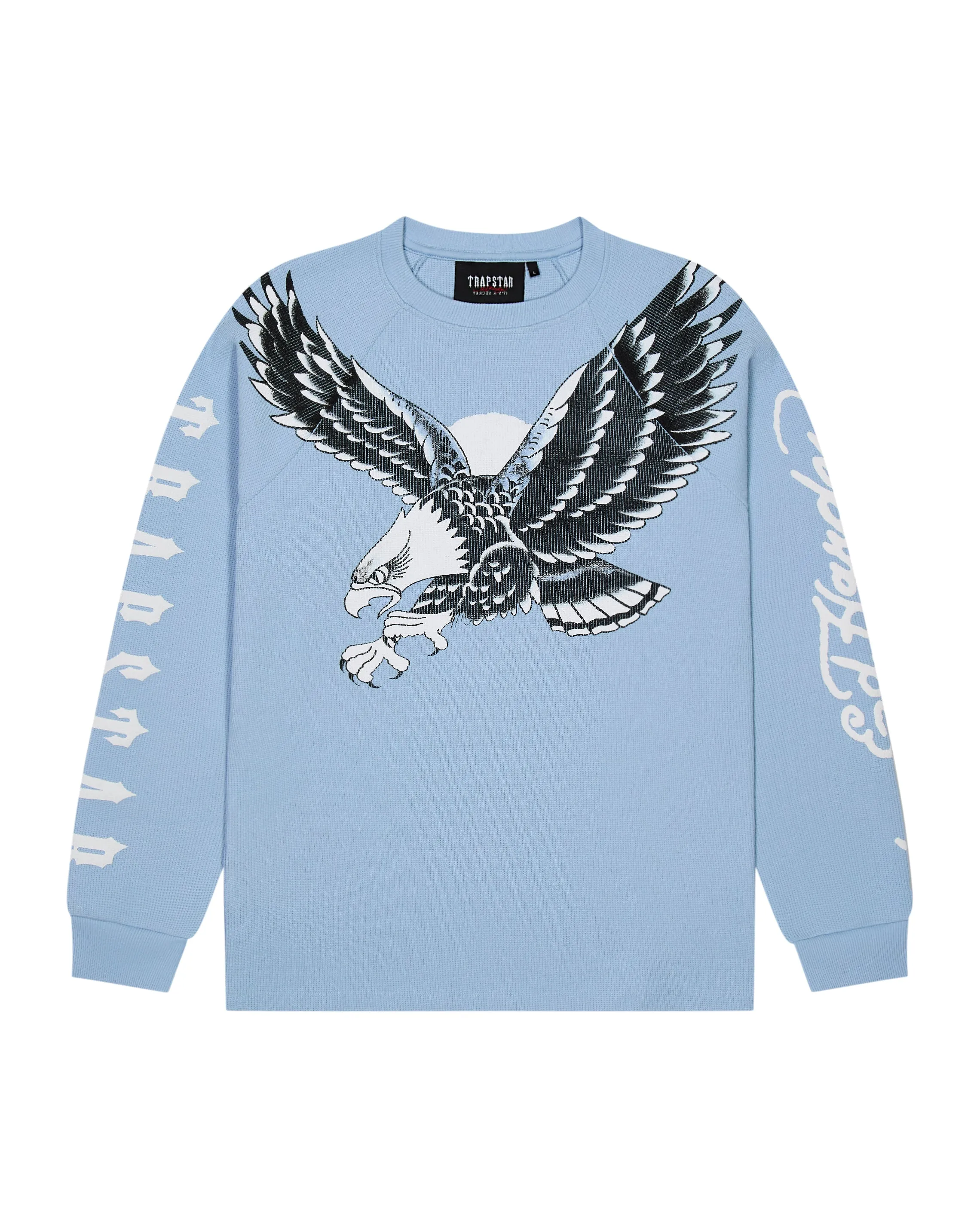 Trapstar x Ed Hardy Waffle LS Top - Light Blue sold by Trapstar London