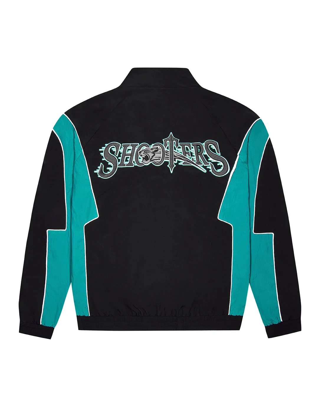 Shooters 2.0 Shell Tracksuit - Black/Teal sold by Trapstar London product image thumbnail 3