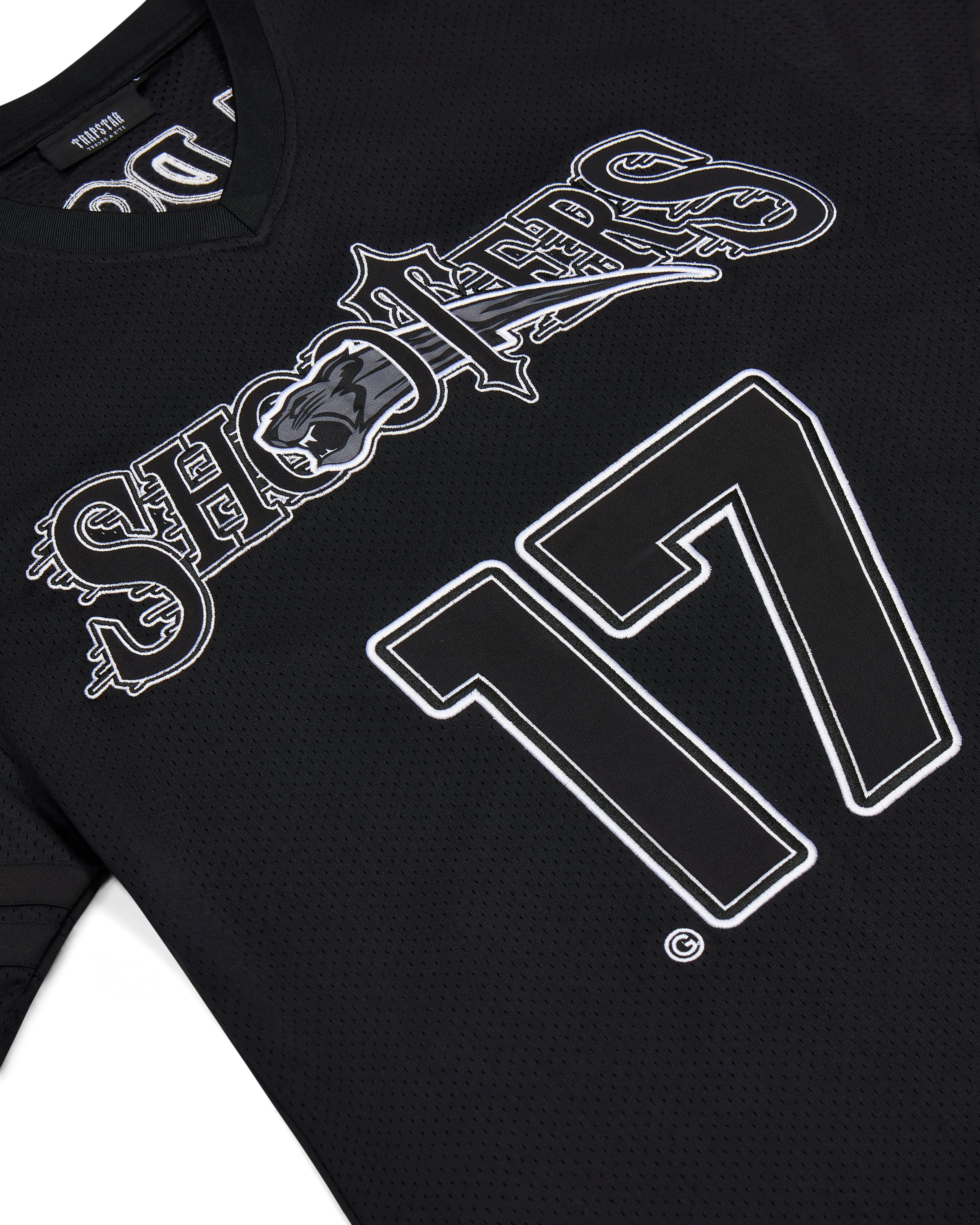 Shooters 2.0 - Football Jersey - Black sold by Trapstar London product image thumbnail 3