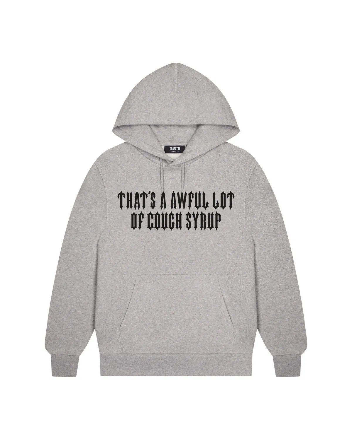 Trapstar x Cough Syrup Classic Hoodie - Grey sold by Trapstar London